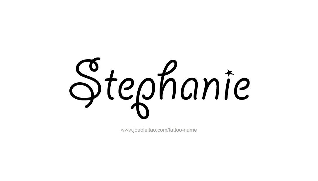 Tattoo Design Name Stephanie   