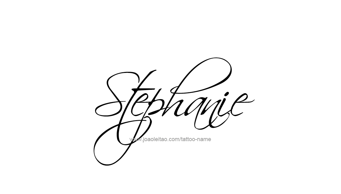 Tattoo Design Name Stephanie   