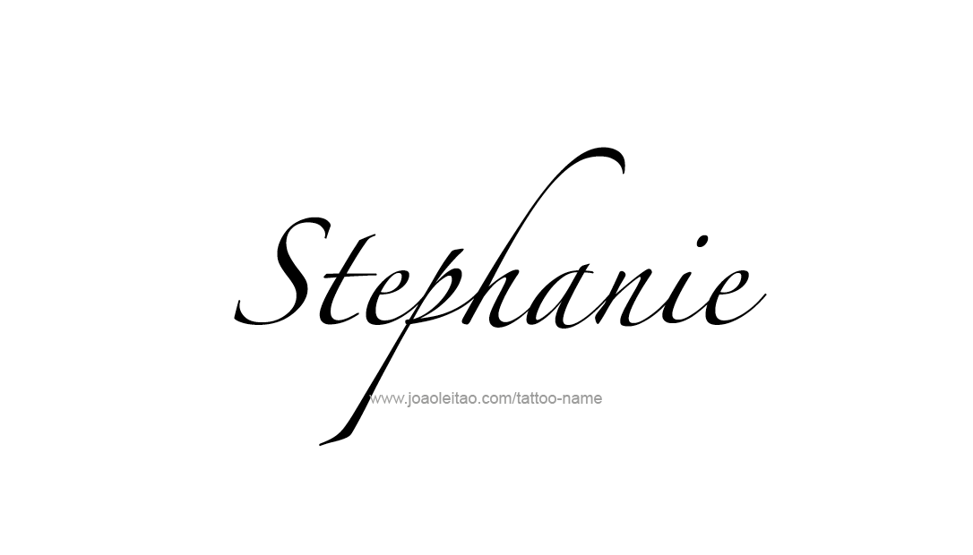 Tattoo Design Name Stephanie   