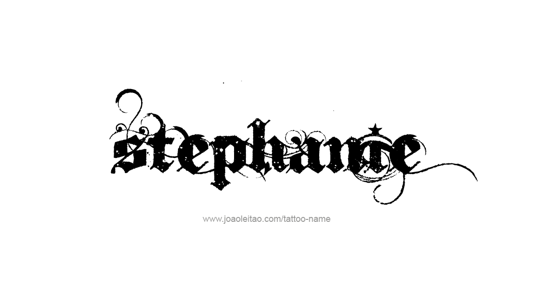 Tattoo Design Name Stephanie   