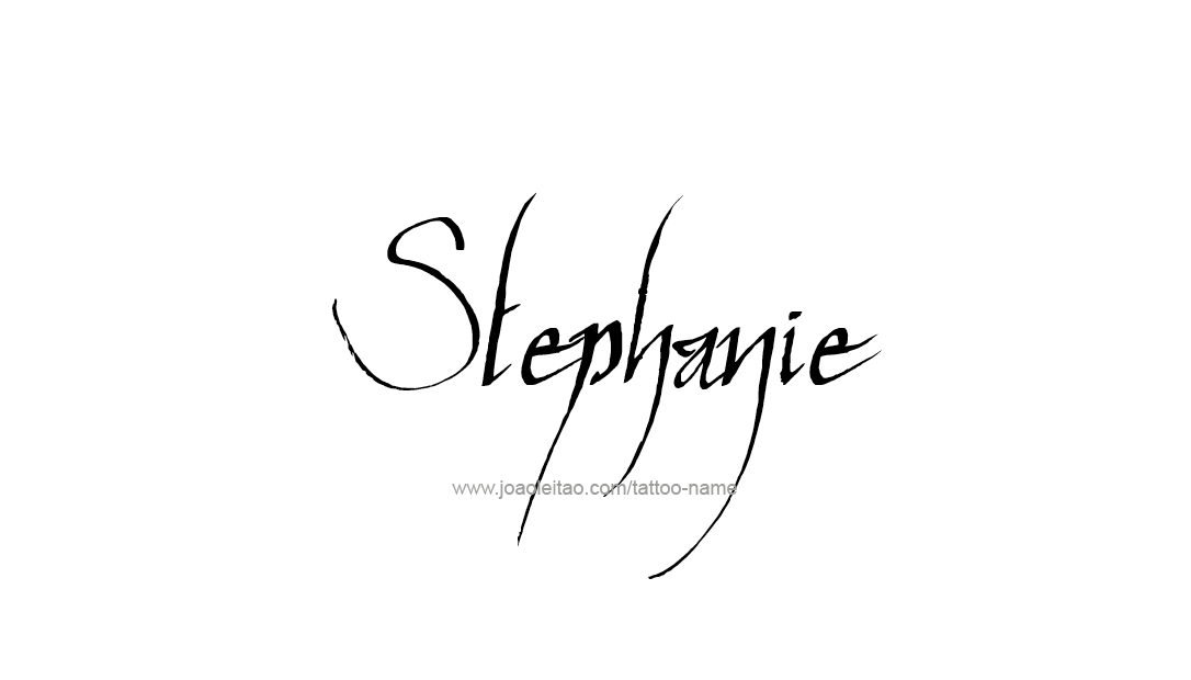 Tattoo Design Name Stephanie   