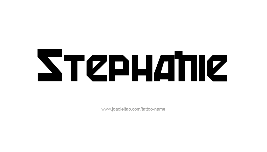 Tattoo Design Name Stephanie   