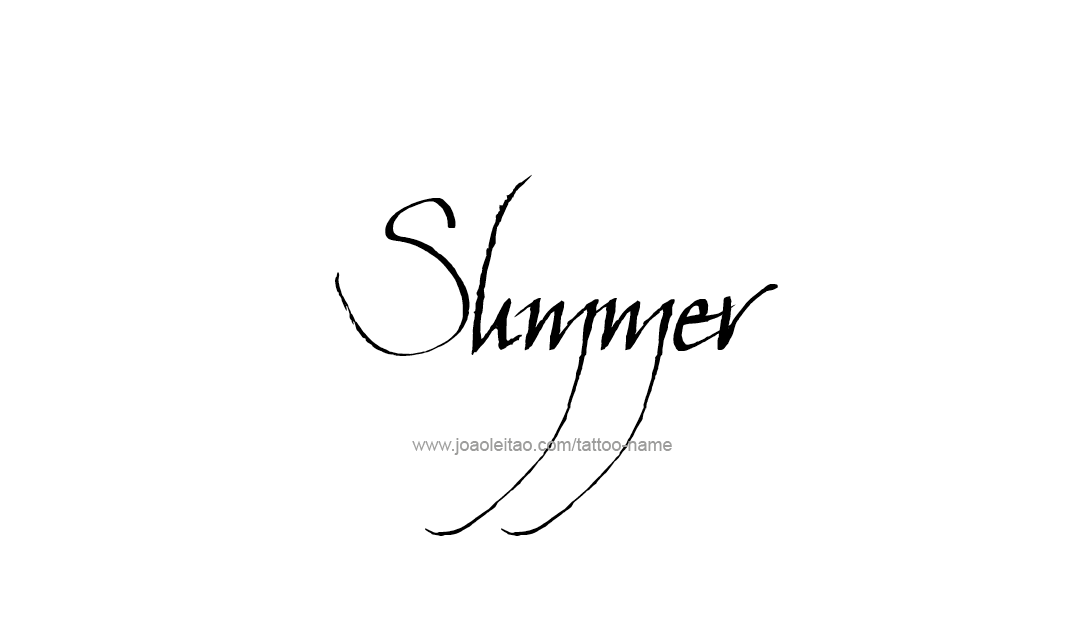 Tattoo Design Name Summer   