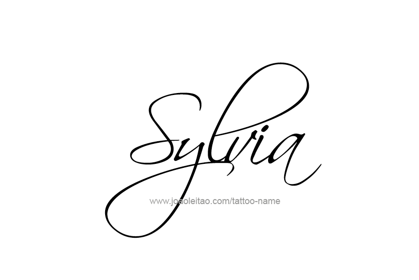 Tattoo Design Name Sylvia   