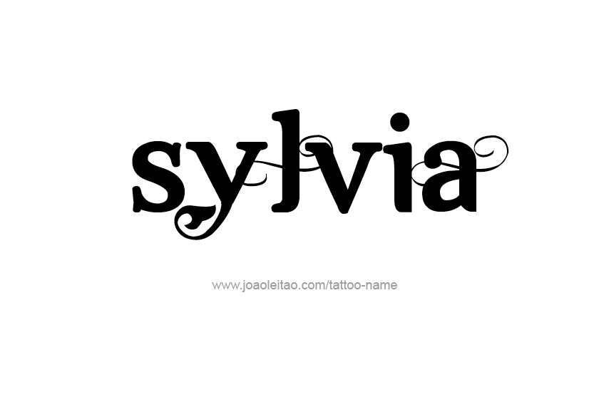 Tattoo Design Name Sylvia   