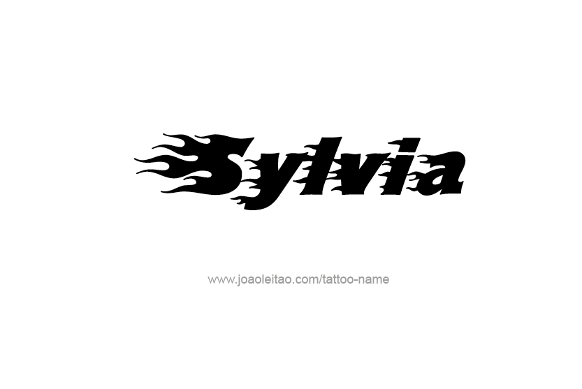 Tattoo Design Name Sylvia   