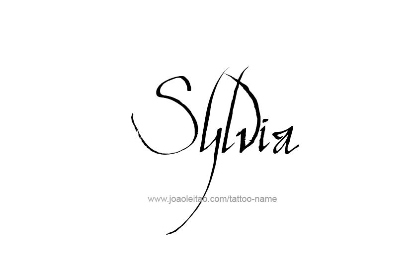 Tattoo Design Name Sylvia   