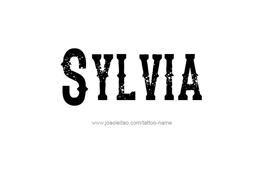 Tattoo Design Name Sylvia   