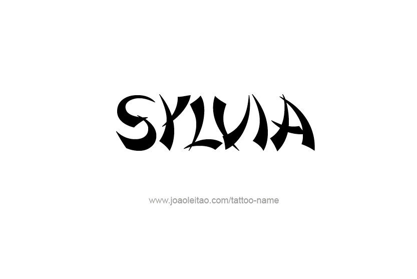 Tattoo Design Name Sylvia