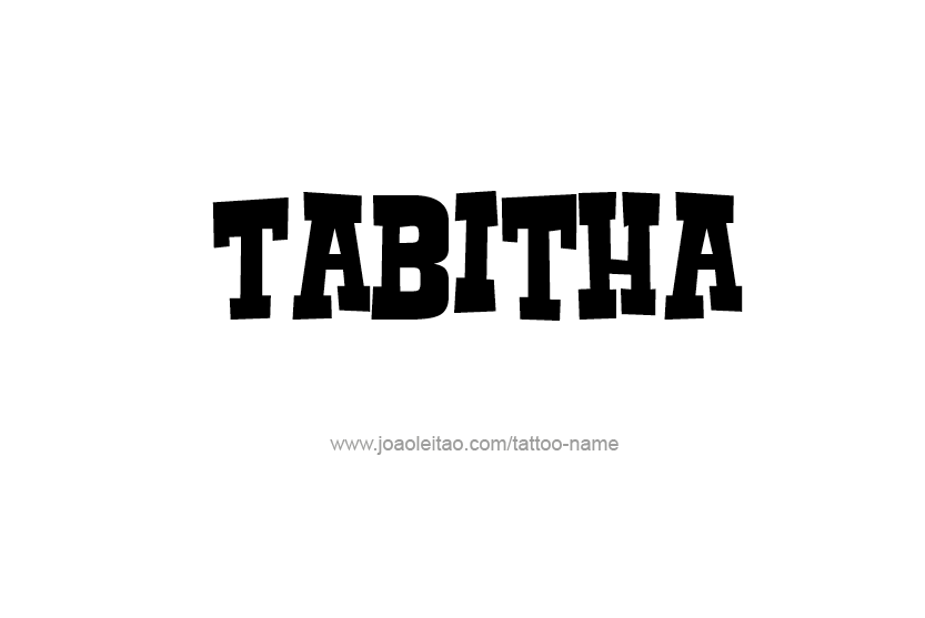 Tattoo Design Name Tabitha   