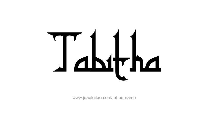 Tattoo Design Name Tabitha   