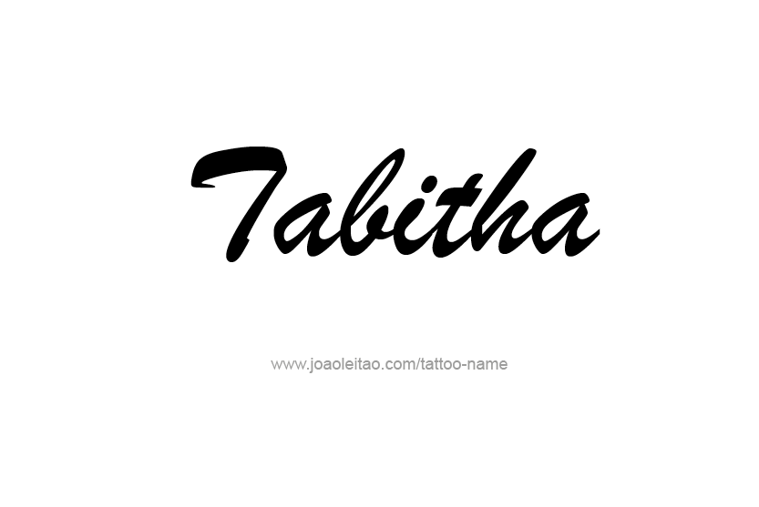 Tattoo Design Name Tabitha   