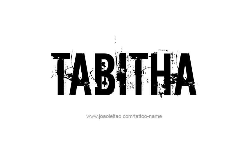 Tattoo Design Name Tabitha   