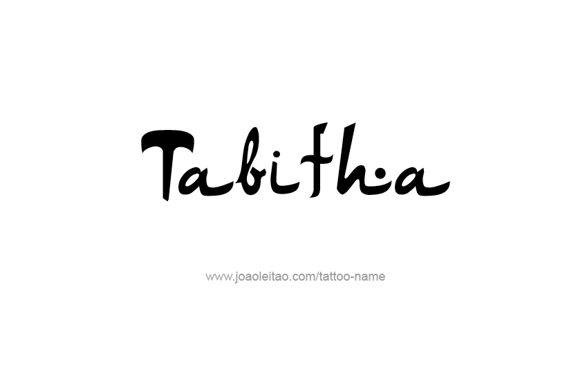 Tattoo Design Name Tabitha   