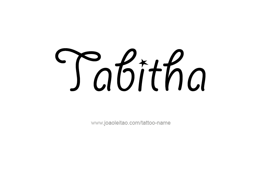 Tattoo Design Name Tabitha   