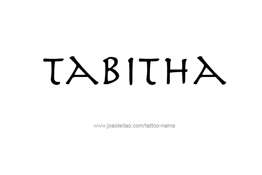 Tattoo Design Name Tabitha   