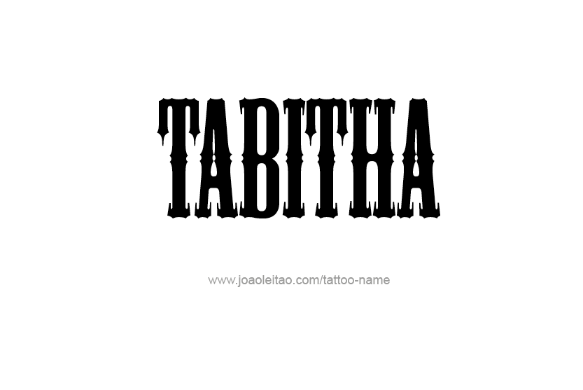 Tattoo Design Name Tabitha   