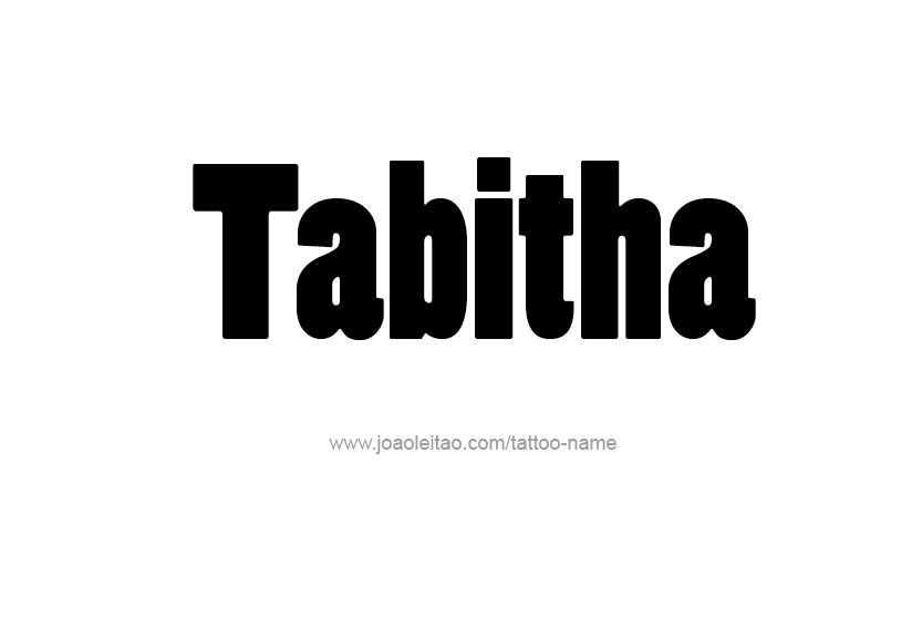 Tattoo Design Name Tabitha   