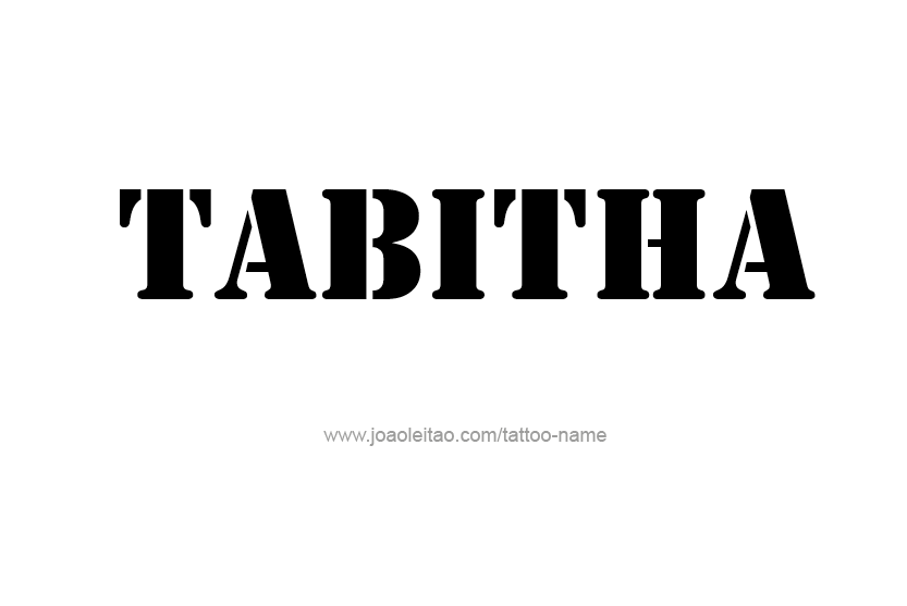 Tattoo Design Name Tabitha   