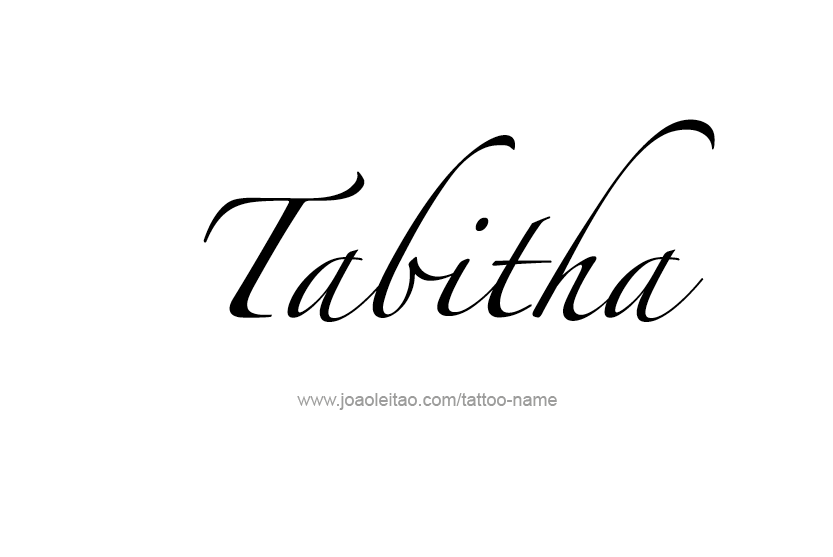 Tattoo Design Name Tabitha   