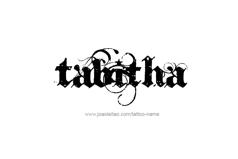 Tattoo Design Name Tabitha   