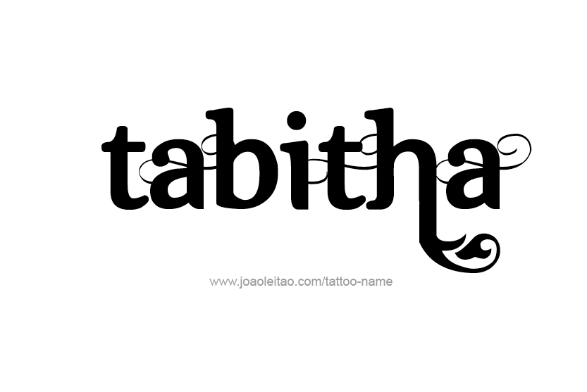 Tattoo Design Name Tabitha   