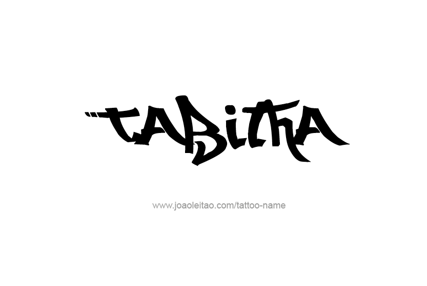 Tattoo Design Name Tabitha   
