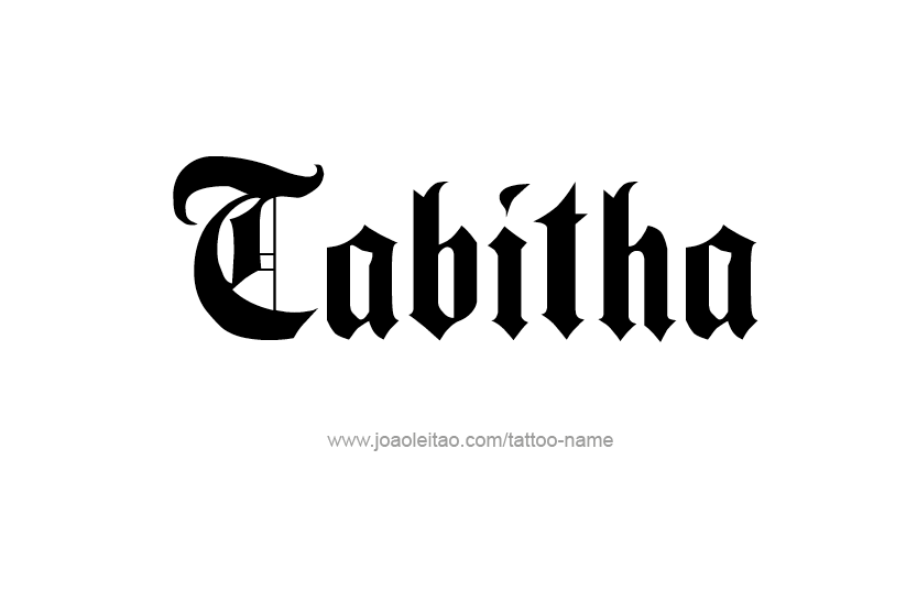 Tattoo Design Name Tabitha   