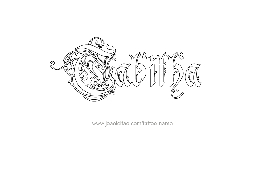 Tattoo Design Name Tabitha   