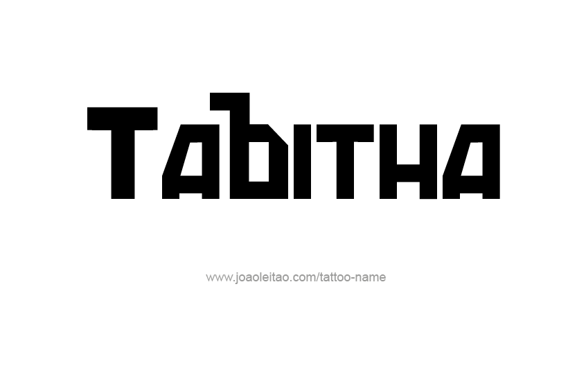 Tattoo Design Name Tabitha   