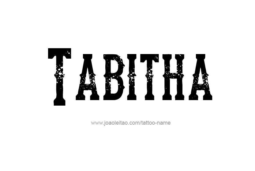 Tattoo Design Name Tabitha   