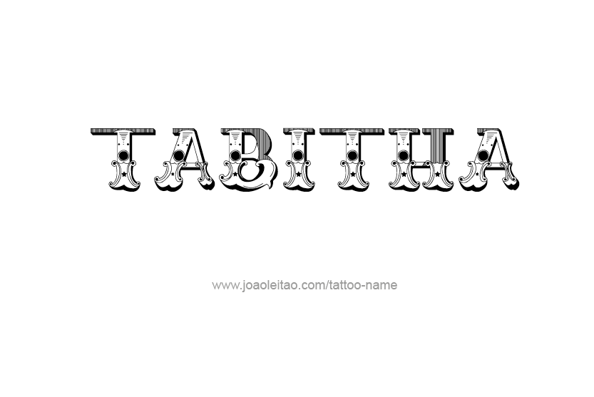 Tattoo Design Name Tabitha   