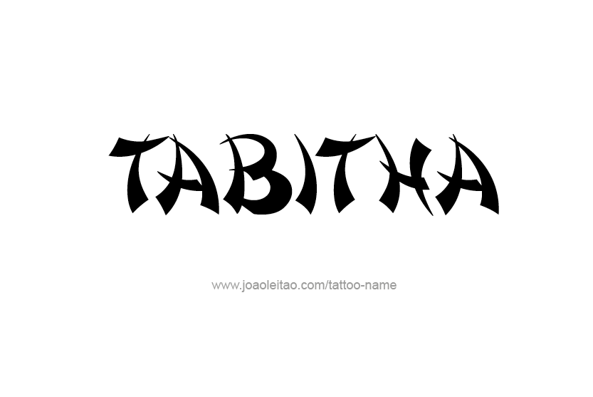 Tattoo Design Name Tabitha