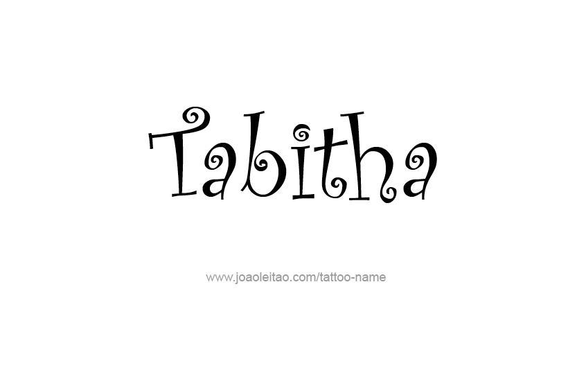 Tattoo Design Name Tabitha   