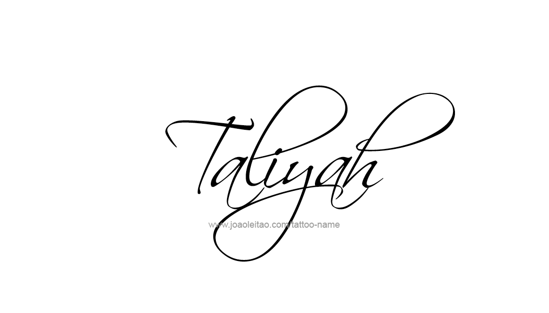 Tattoo Design Name Taliyah   