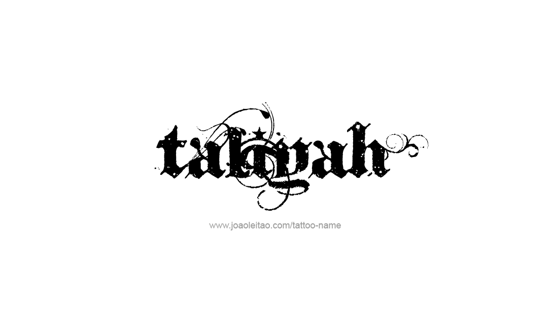 Tattoo Design Name Taliyah   