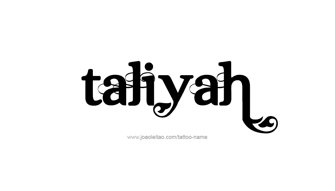 Tattoo Design Name Taliyah   