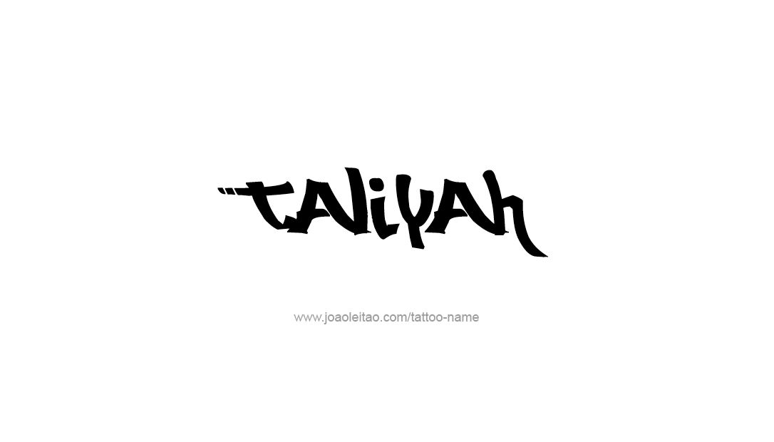 Tattoo Design Name Taliyah   