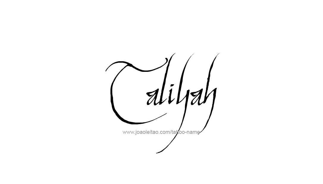 Tattoo Design Name Taliyah   