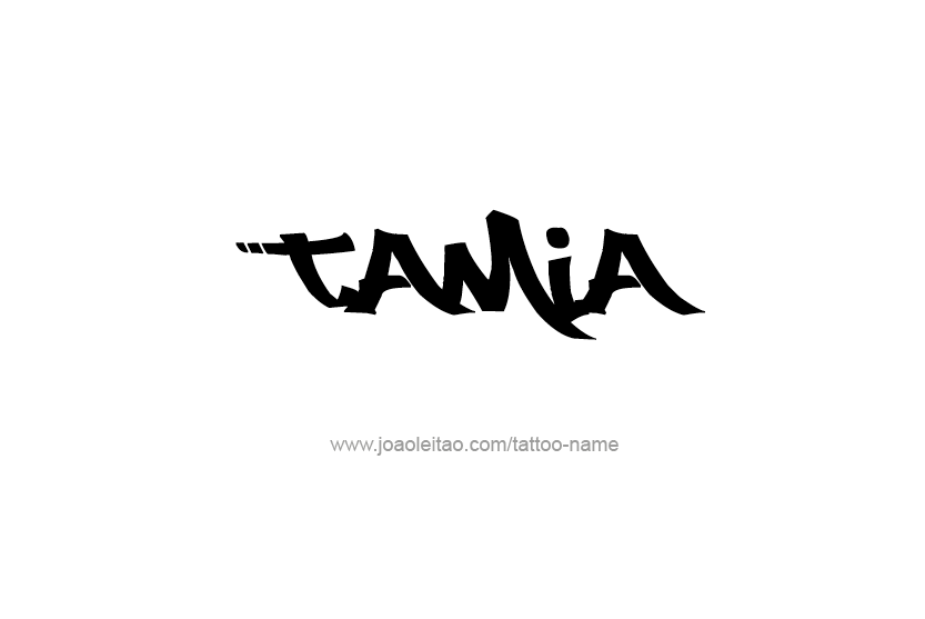 Tattoo Design Name Tamia   