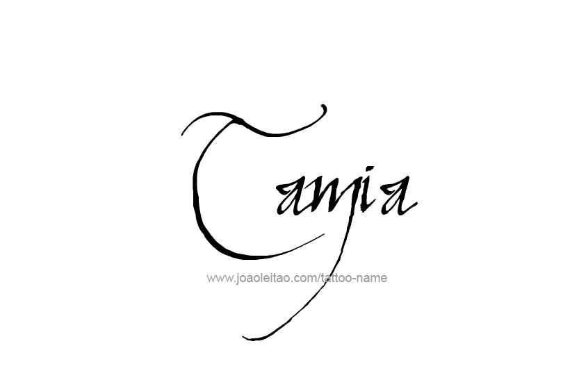 Tattoo Design Name Tamia   