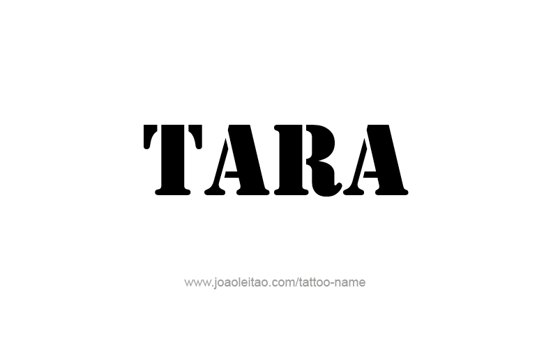 Tattoo Design Name Tara   