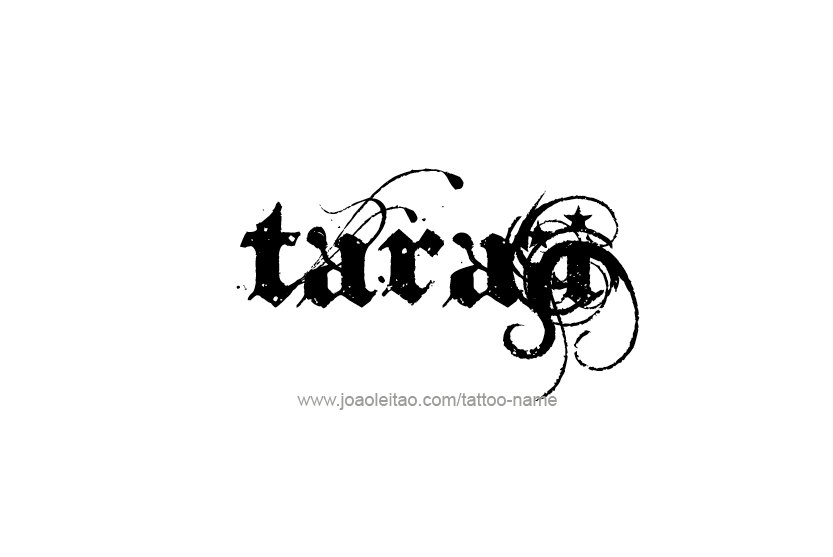 Tattoo Design Name Taraji   