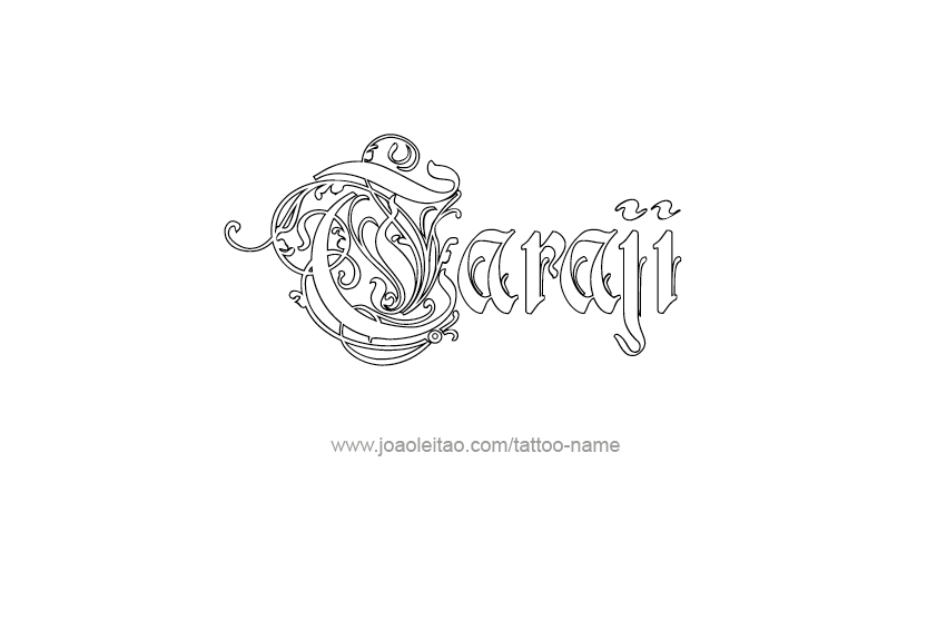 Tattoo Design Name Taraji   