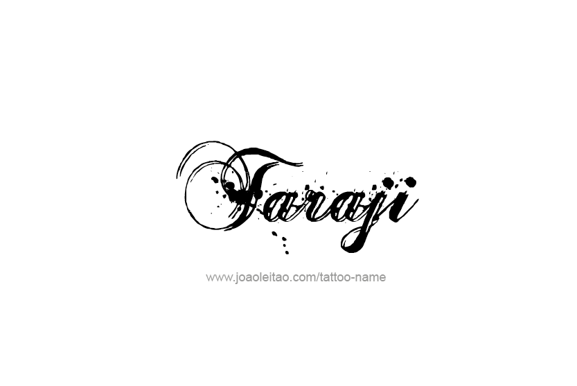 Tattoo Design Name Taraji   