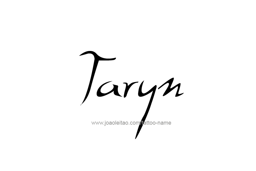 Tattoo Design Name Taryn   