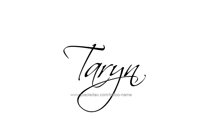 Tattoo Design Name Taryn   