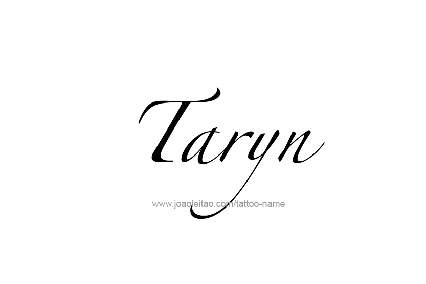 Tattoo Design Name Taryn   