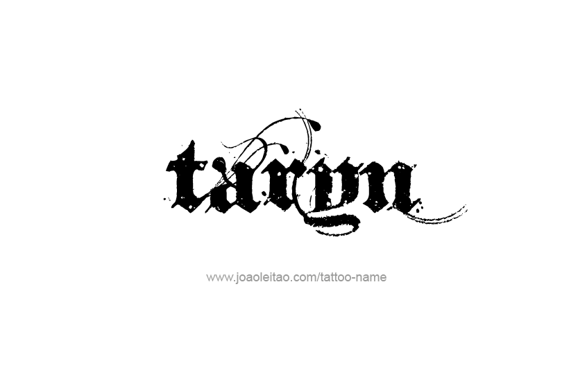 Tattoo Design Name Taryn   