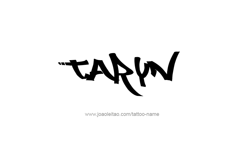Tattoo Design Name Taryn   